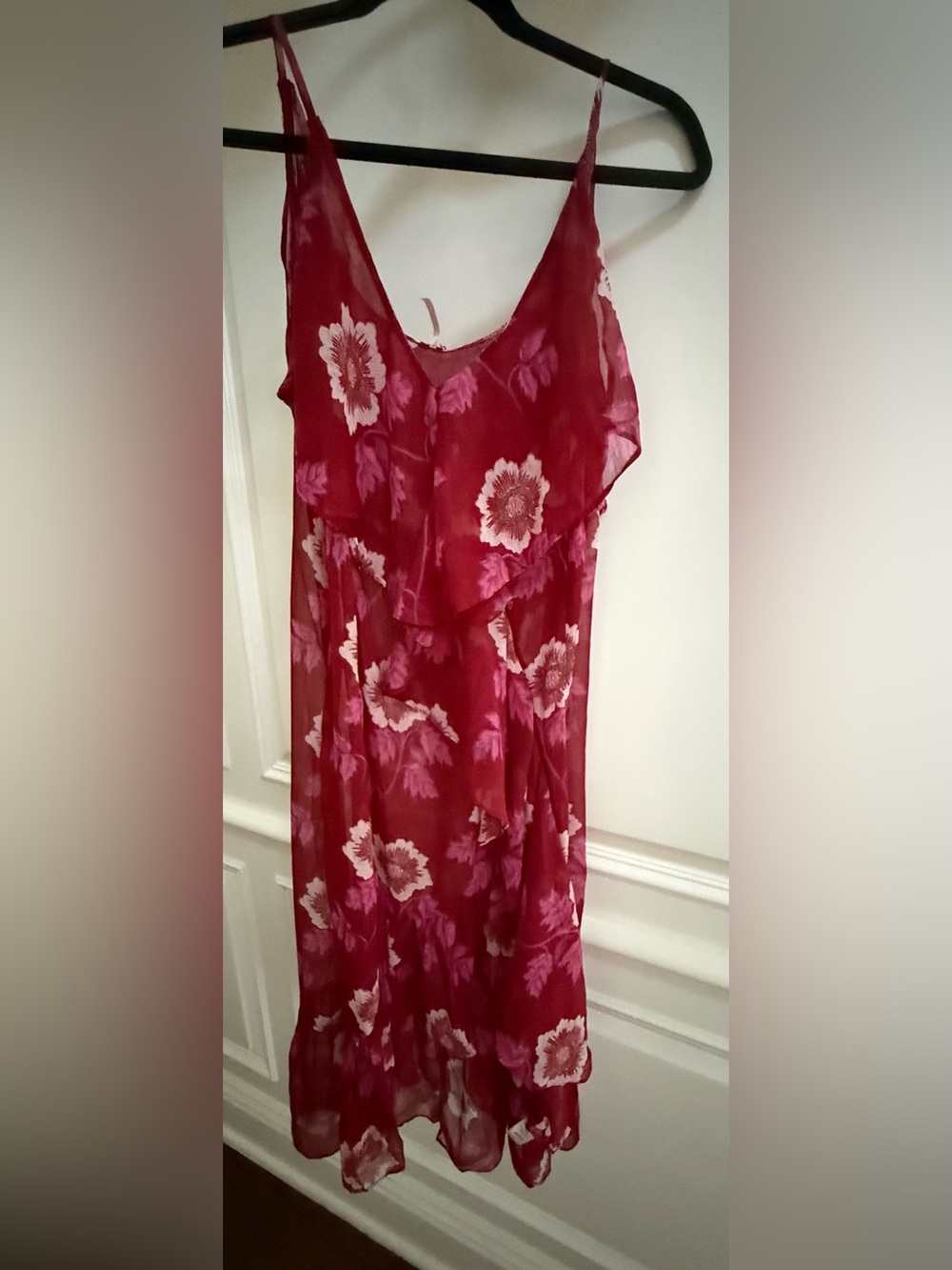 Free People Sunfaded Maxi Dress/Top in Syrah Floral